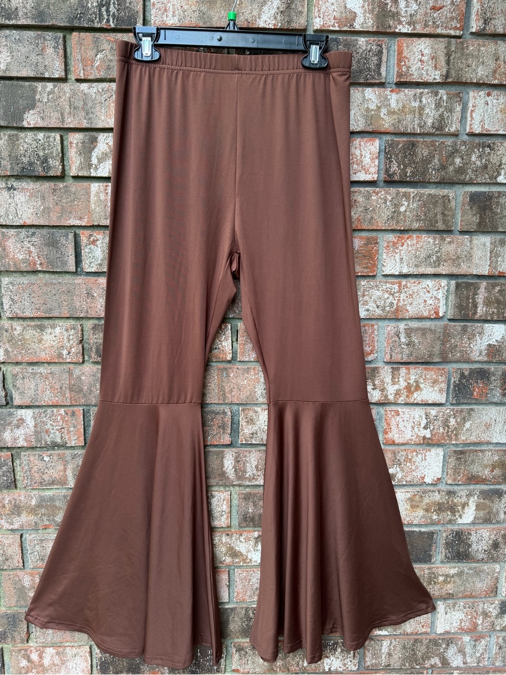 Brown Flared Bell Bottom Pants